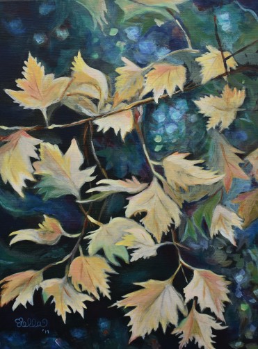 Yellow Leaves, 40x30
